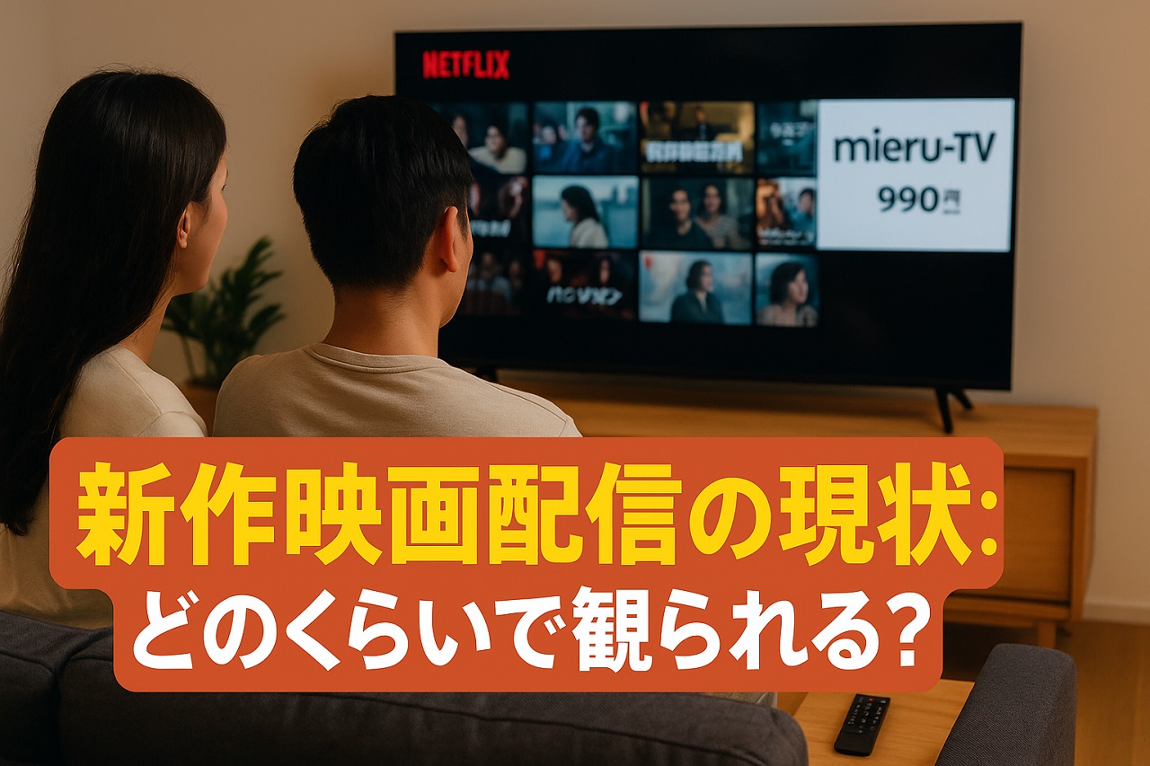 新作映画の配信はいつから？最速で観られるVODの特徴を紹介