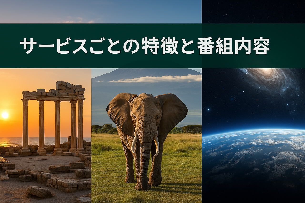 VODで教養番組を楽しむ40〜60代向けのイメージ画像