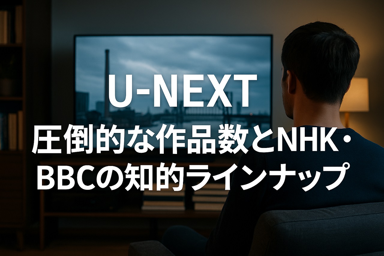 U-NEXTのNHK・BBC系ドキュメンタリーを自宅で楽しむ静かな視聴風景