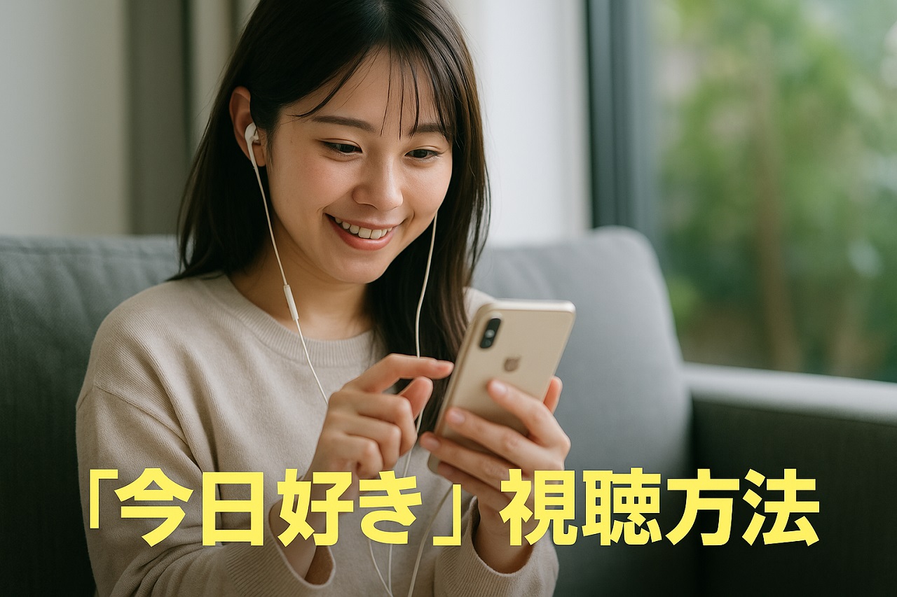 今日好きの視聴方法を初心者向けにわかりやすく解説