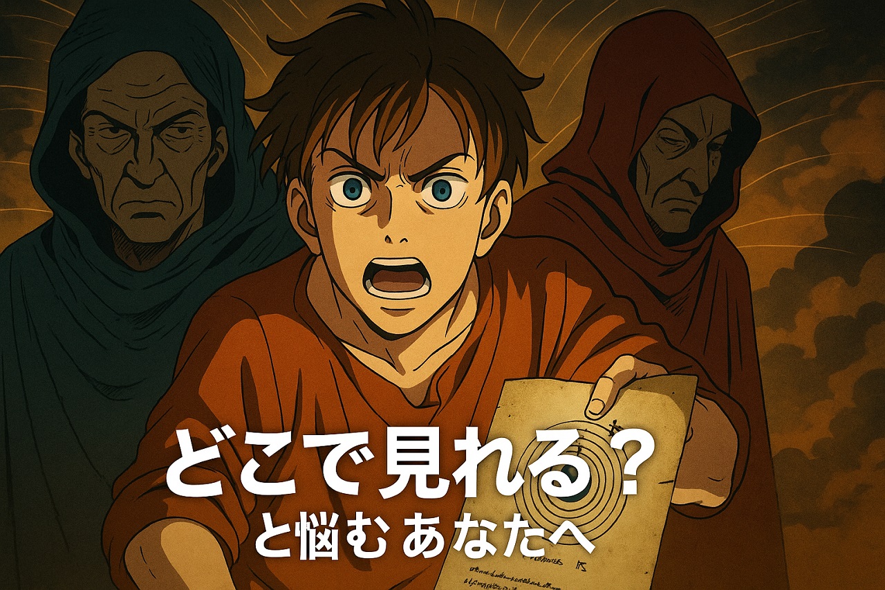 アニメ『チ。』の配信サービスを探す読者への案内画像