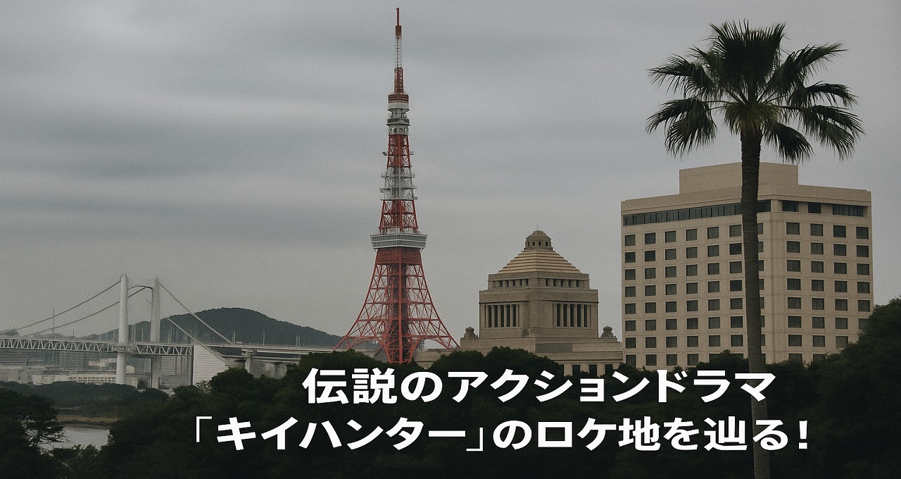 伝説のアクションドラマ『キイハンター』のロケ地を辿る！当時の風景が残る場所は？