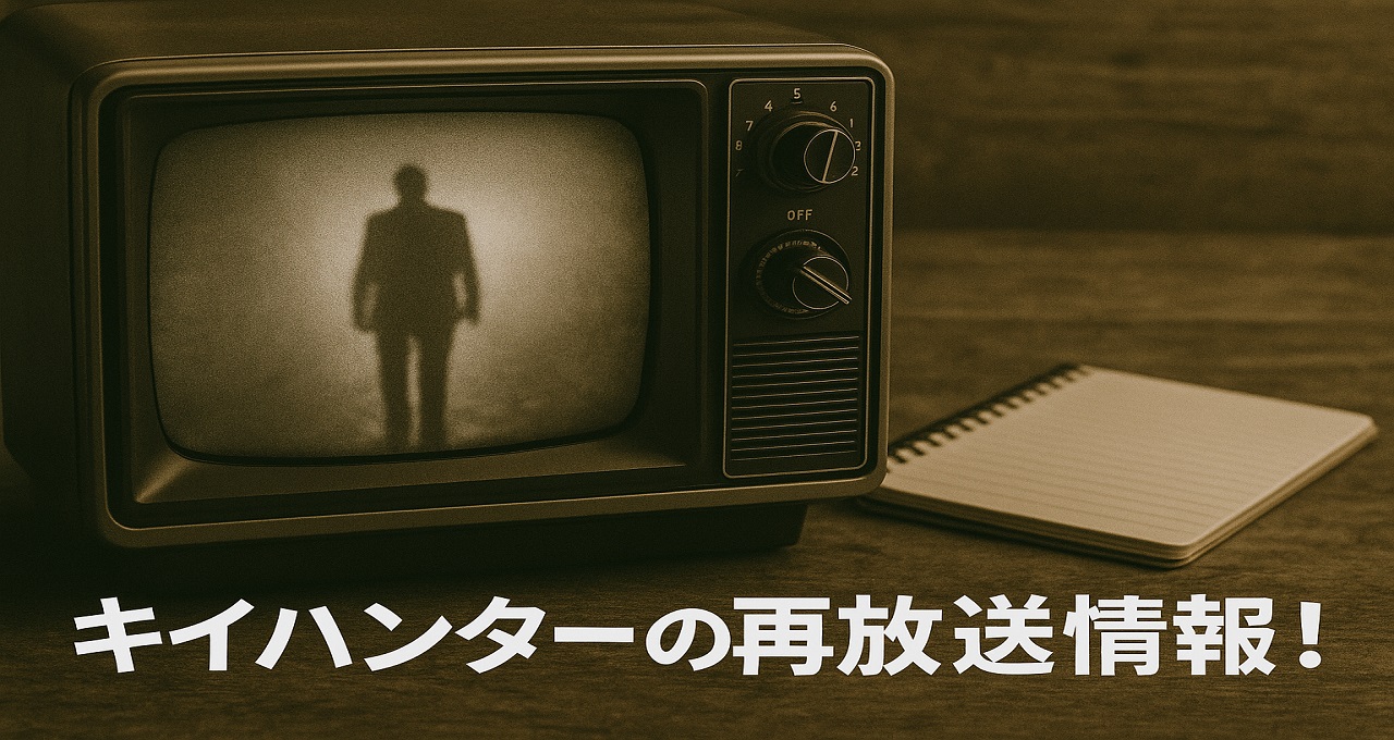 キイハンターの再放送情報！2025年10月よりBSで全話無料放送が始まります