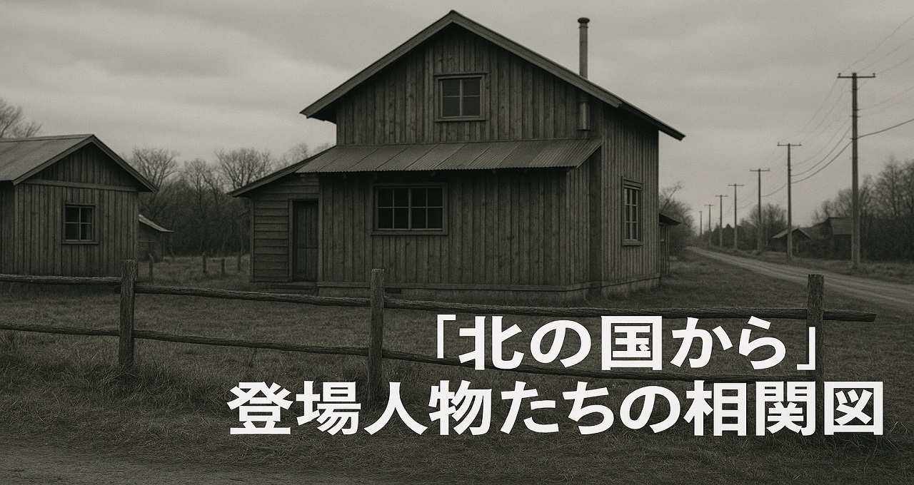 「北の国から」登場人物たちの相関図：21年にわたる家族と人間ドラマを解説