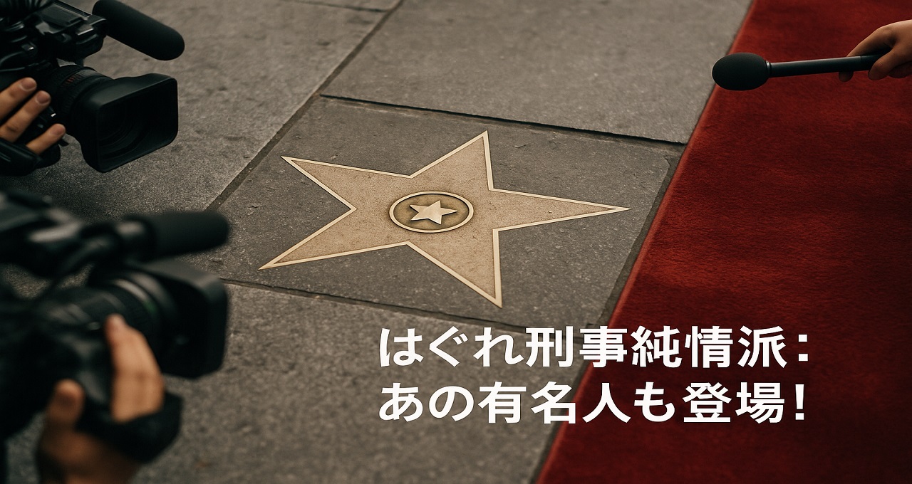はぐれ刑事純情派：あの有名人も登場！ゲスト出演者と話題のエピソードを徹底解説