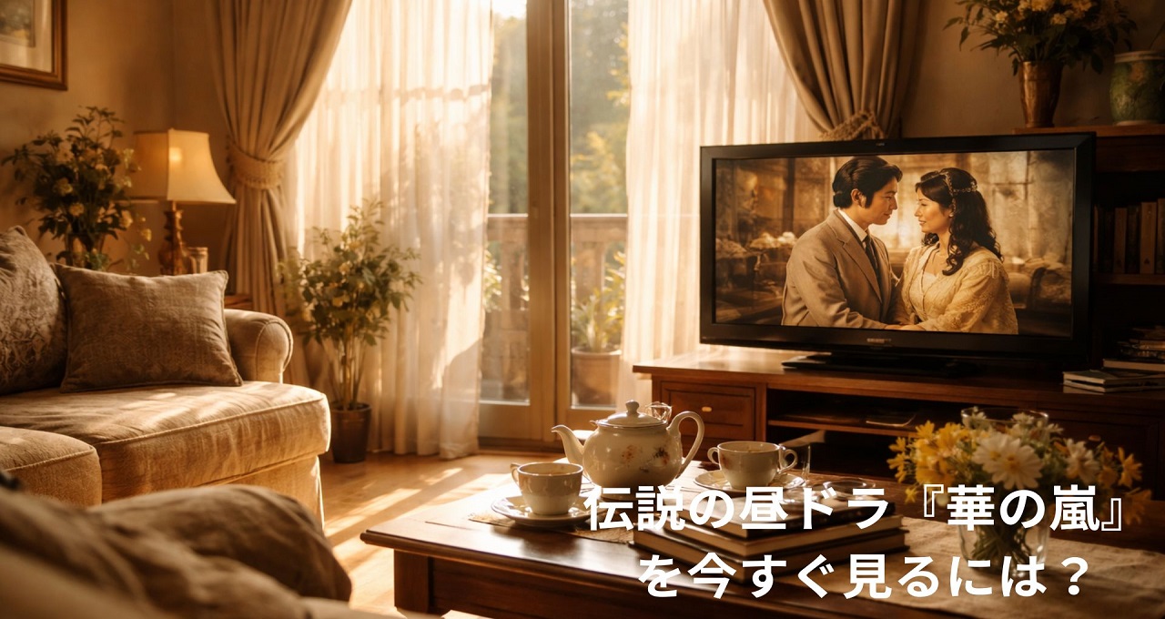 伝説の昼ドラ『華の嵐』を今すぐ見るには？配信状況や再放送、物語の結末まで徹底解説