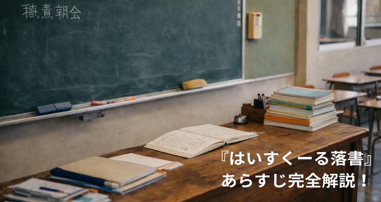 『はいすくーる落書』あらすじ完全解説！新米教師いづみと不良生徒たちの名シーンを振り返る
