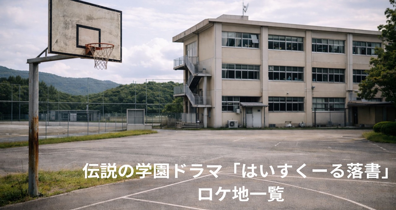伝説の学園ドラマ「はいすくーる落書」ロケ地一覧：青春の舞台をたどる