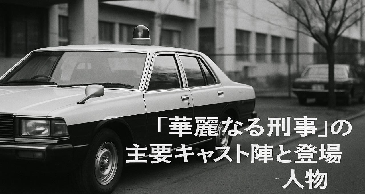 刑事ドラマ『華麗なる刑事』の主要キャスト陣と登場人物を紹介！