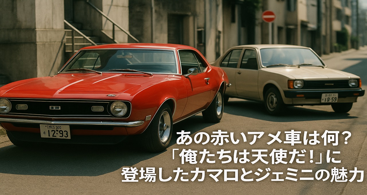 あの赤いアメ車は何？『俺たちは天使だ！』に登場したカマロとジェミニの魅力