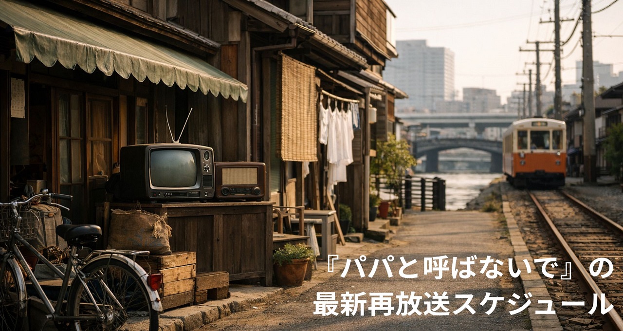 ドラマ『パパと呼ばないで』の最新再放送スケジュールと視聴方法まとめ