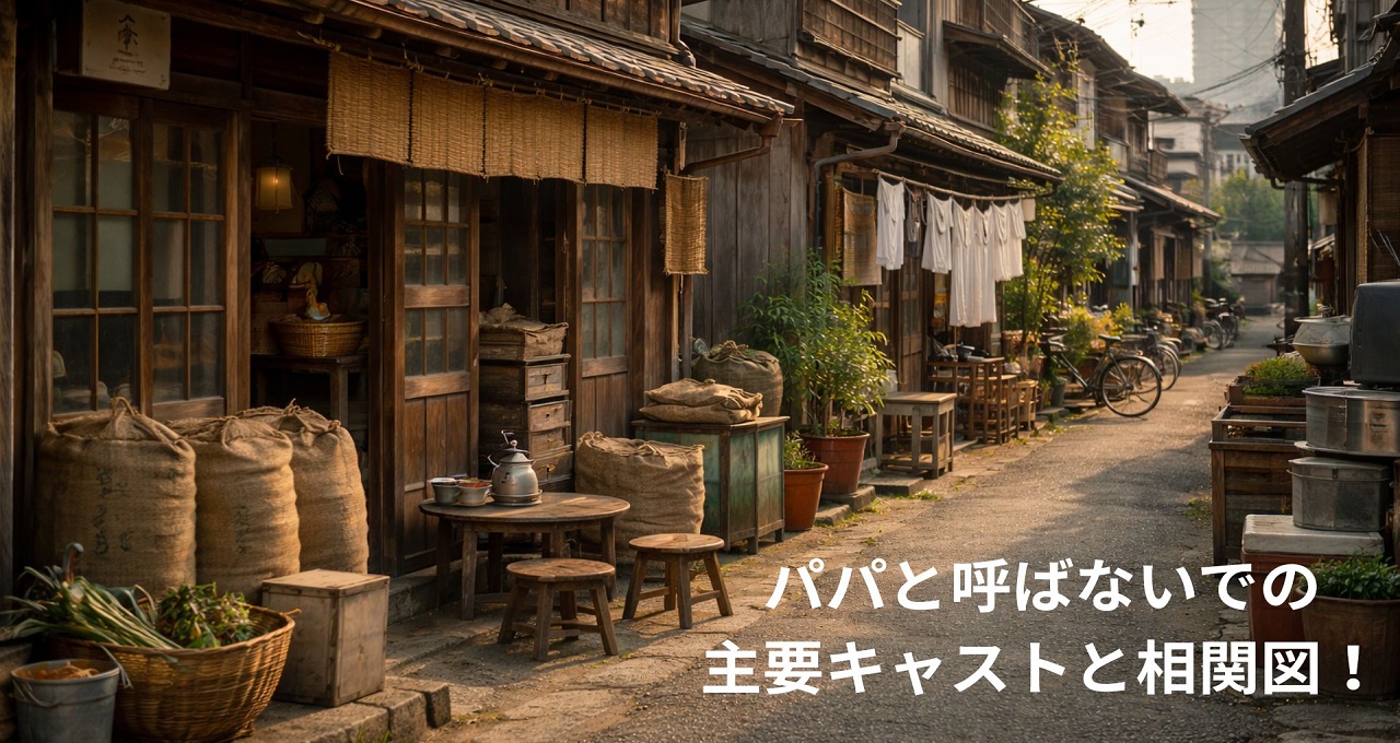 パパと呼ばないでの主要キャストと相関図！佃島で育まれる家族の絆を解説