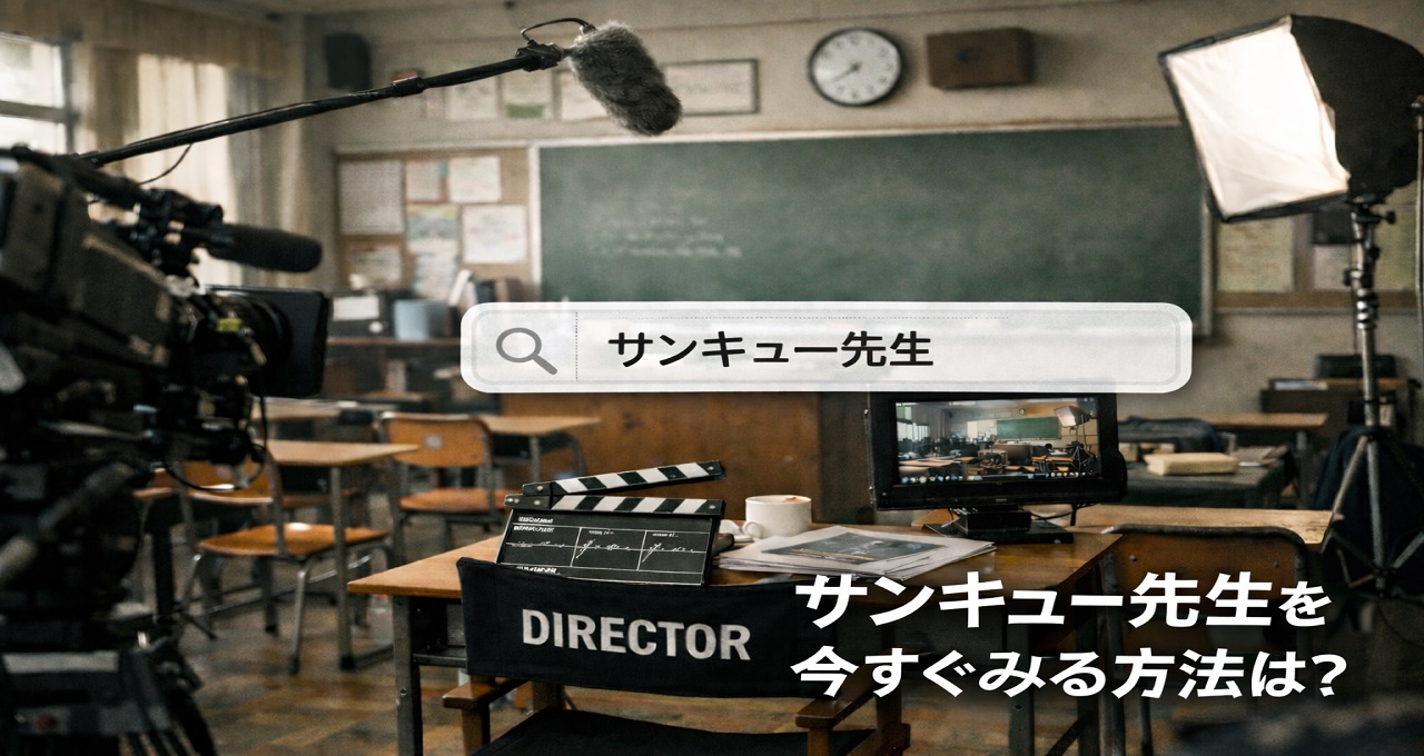 サンキュー先生の動画配信・DVD情報まとめ：今すぐ視聴できる方法は？