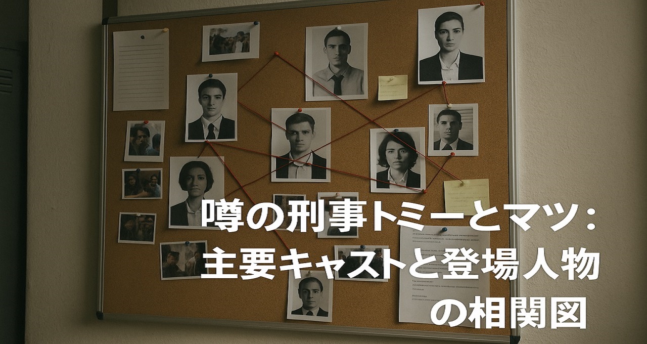噂の刑事トミーとマツ：主要キャストと登場人物の相関図を徹底解説